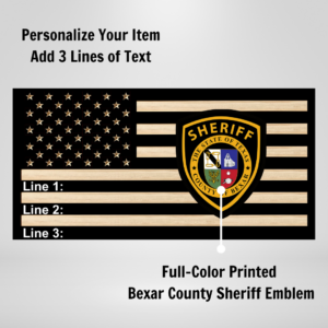 Bexar County Sheriff Plaque