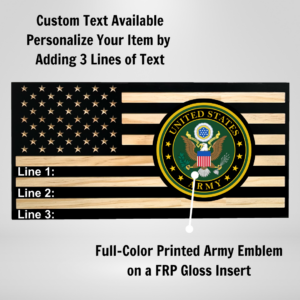 U.S. Army Military Plaque – Full Color