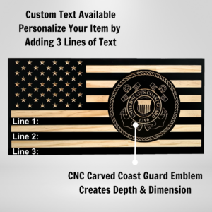 U.S. Coast Guard Military Plaque