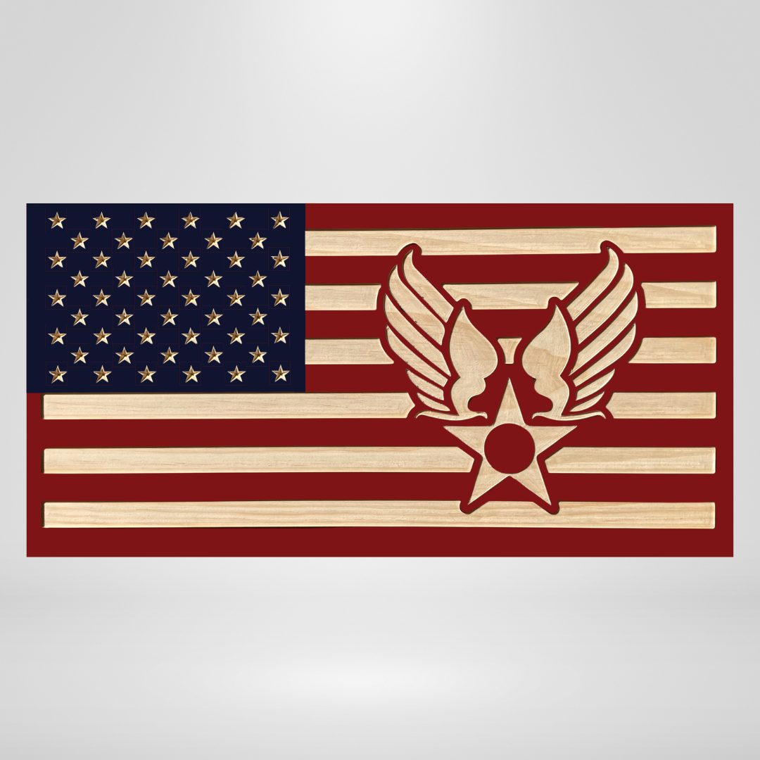 Hap Arnold Wings Military Plaque - WoodFreakz.com