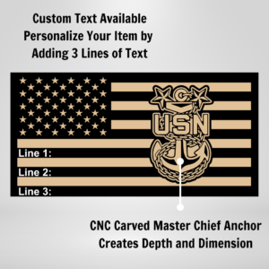 Navy Master Chief – Military Plaque