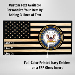 U.S. Navy Military Plaque – Full Color