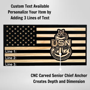 Navy Senior Chief – Military Plaque