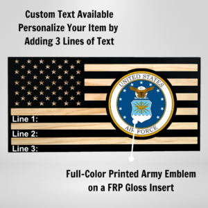 U.S. Air Force Military Plaque – Full Color