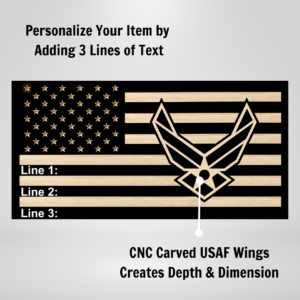 U.S. Air Force Wings Military Plaque