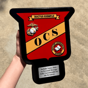 USMC OCS Graduation Plaque