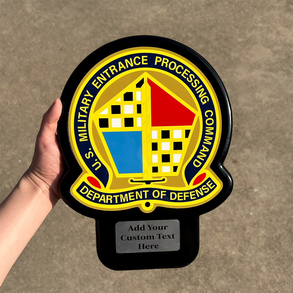 USMEPCOM Personalized Award Plaque - Military PCS Gift